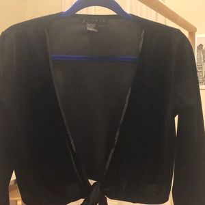 Ninety Velvety Black Bolero